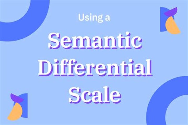 Is semantic differential scale?