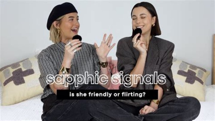 Is she friendly or flirting?