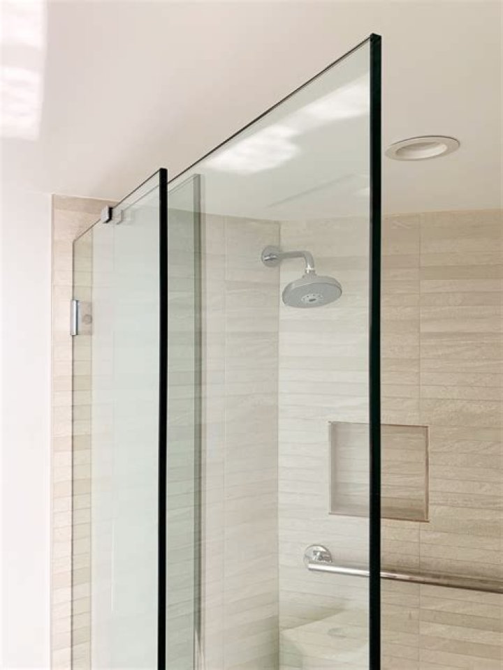 Is shower glass coated?