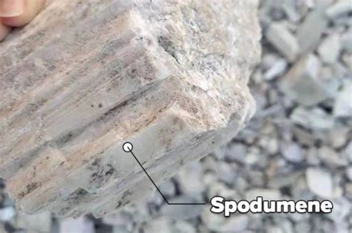 Is spodumene a rare mineral?