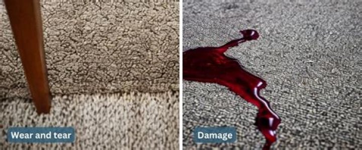 Is stains on carpet normal wear and tear?