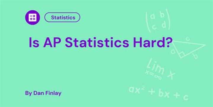 Is statistics ap hard?
