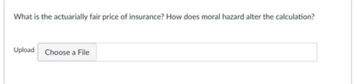 Is the actuarially fair price of insurance?
