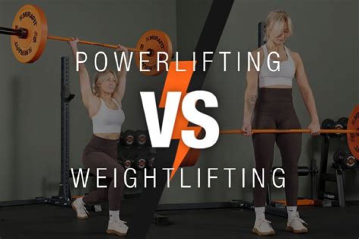 Is the difference between powerlifting and weightlifting?