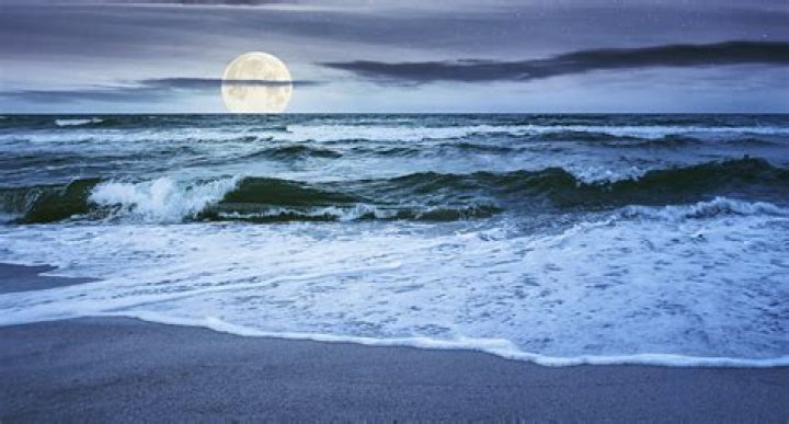 Is the tide in or out at night?