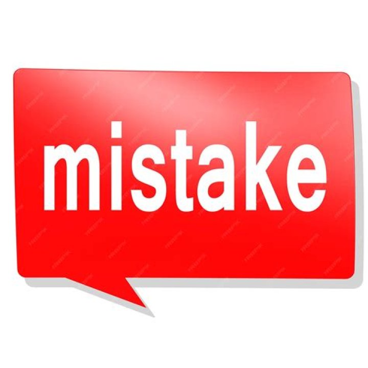 Is the word mistaken correct?