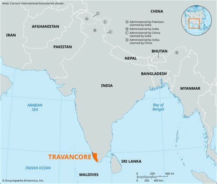 Is travancore and trivandrum same?