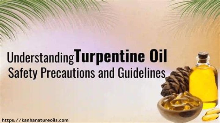 Is turpentine oil toxic?