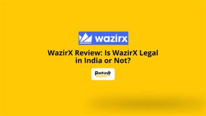 Is wazirx legal in india?