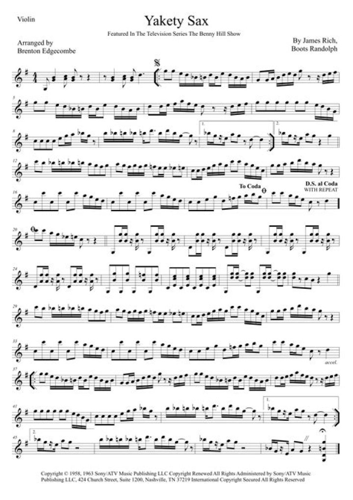 Is yakety sax royalty free?