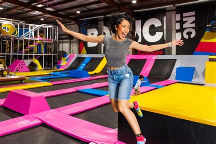 On a trampoline games?