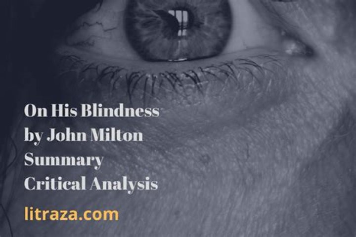 On his blindness as an autobiographical poem?