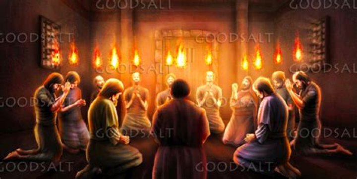 On pentecost the apostles?