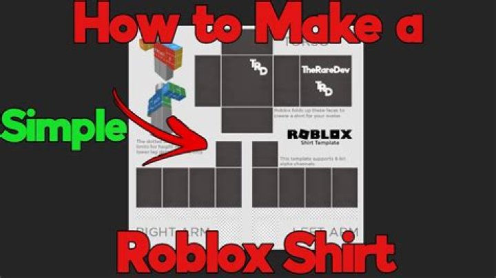 On roblox how to make a shirt?