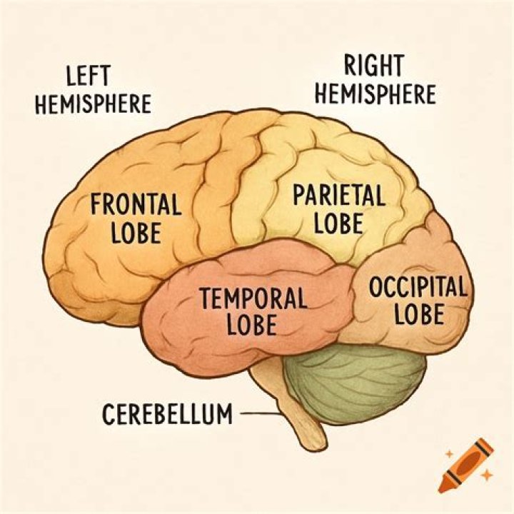 On the cerebral hemisphere?