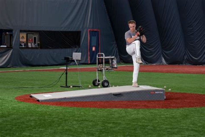 On the mound pitching?