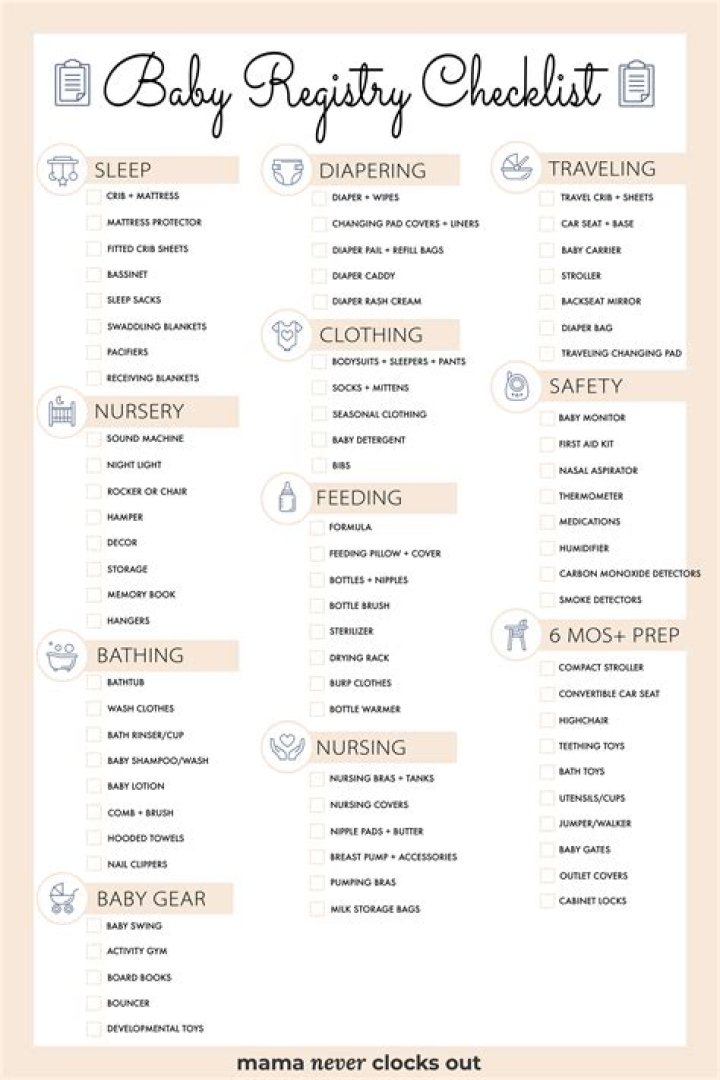 Should i have multiple baby registries?