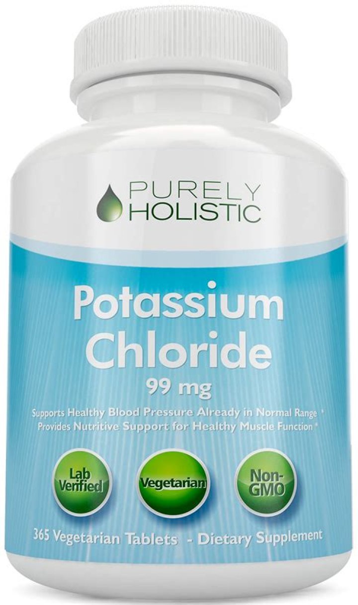 Should i take potassium chloride with food?
