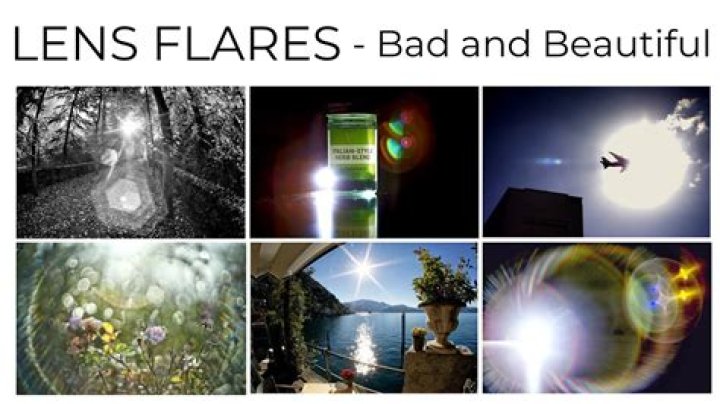 Should lens flares be affected by depth of field?