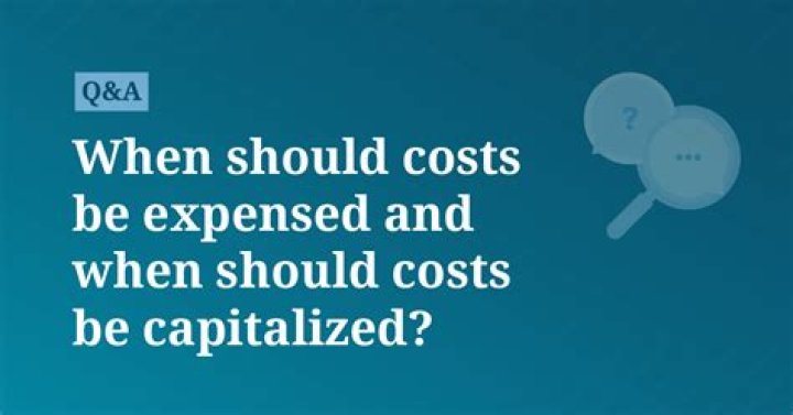 Should patent costs be capitalized?