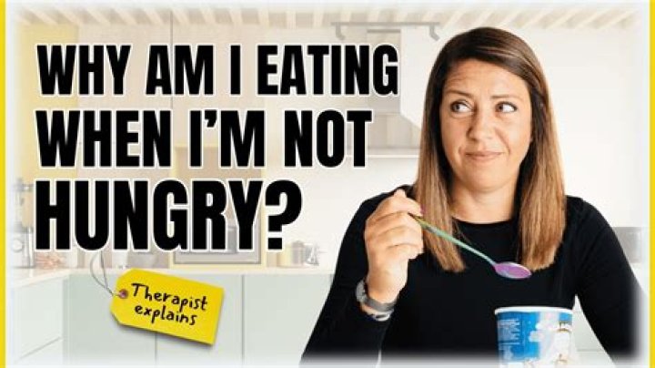Should you eat when you're not hungry?