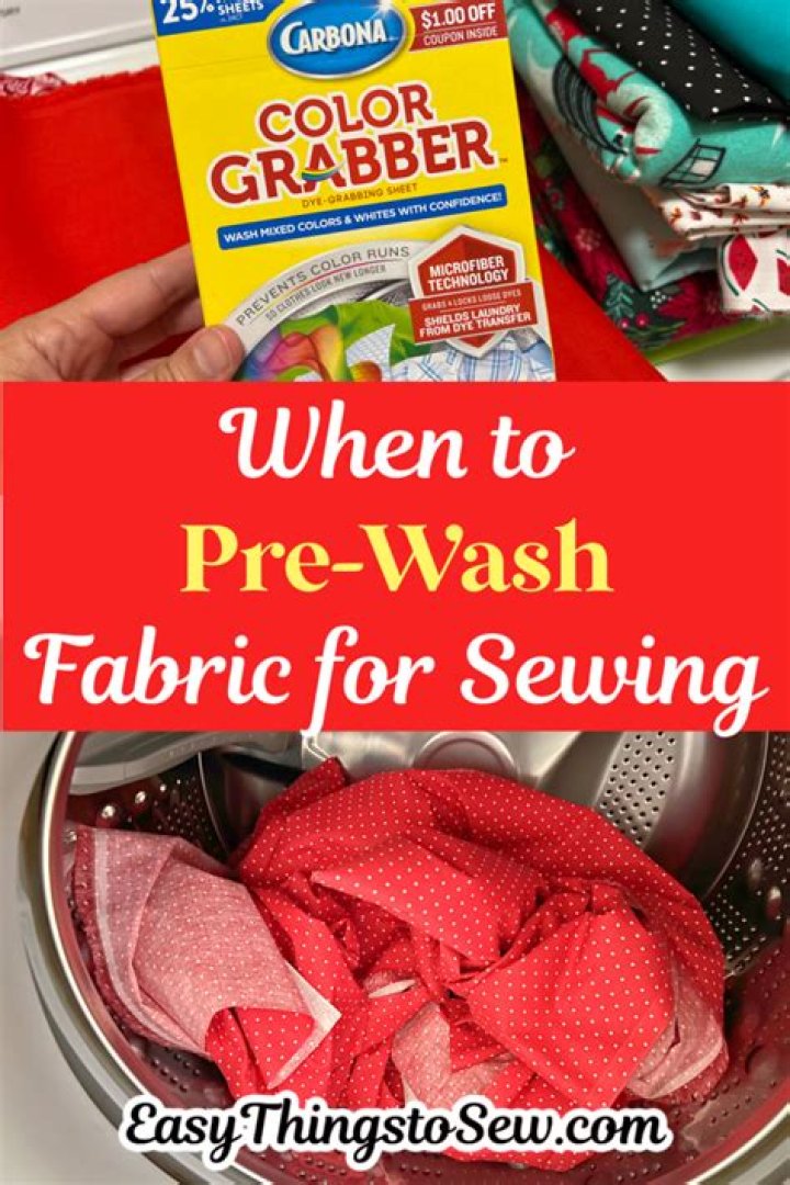 Should you prewash fusible interfacing?
