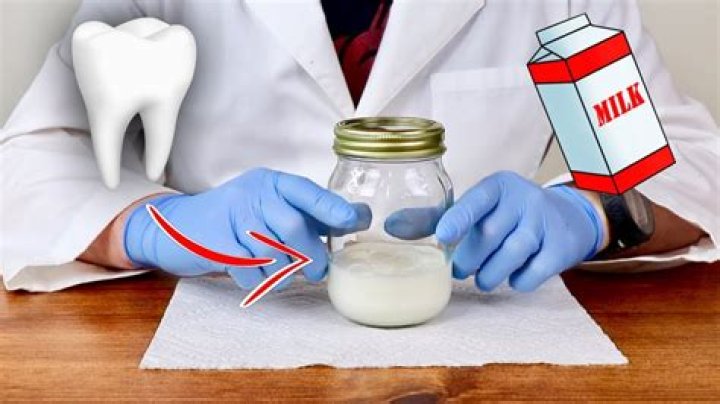 Should you put a tooth in milk?