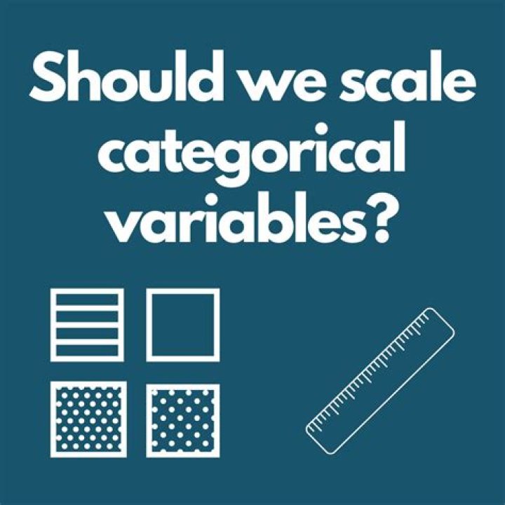 Should you scale categorical variables?