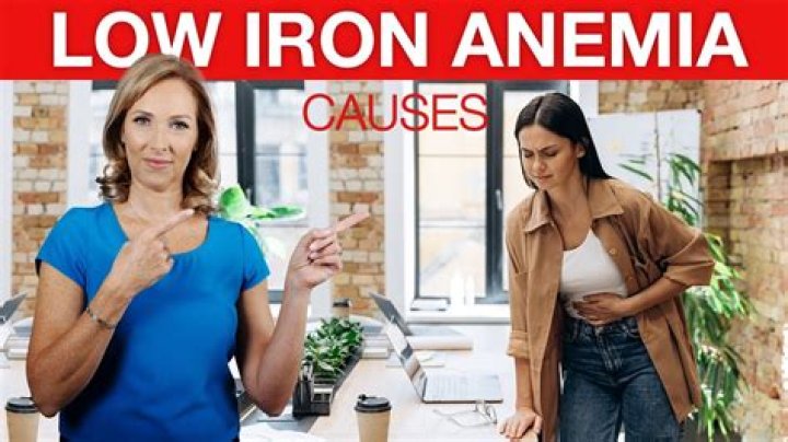 Was causes low iron?