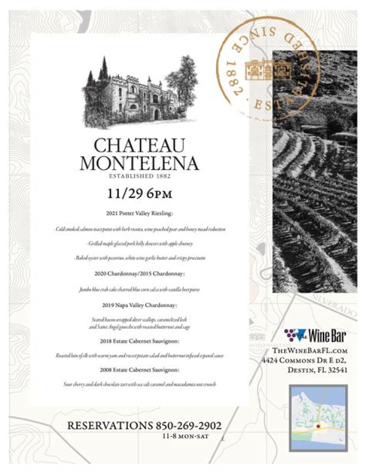 Was chateau montelena affected by the fire?