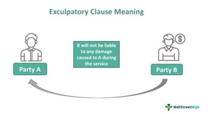 Was does exculpatory mean?