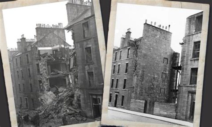 Was dundee bombed during ww2?