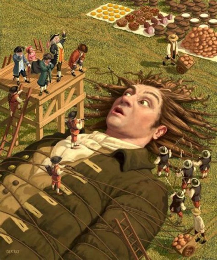 Was gulliver a giant?