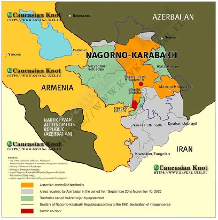 Was nagorno karabakh ever part of armenia?