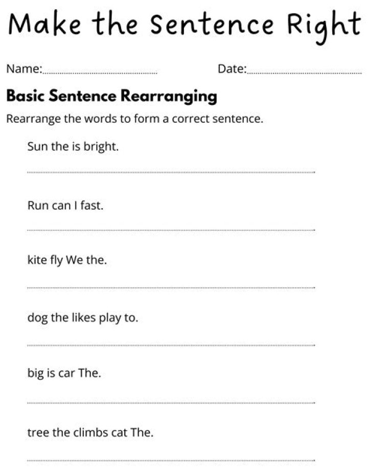 Was rightly in a sentence?