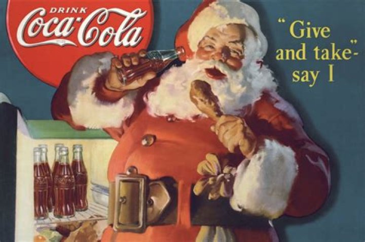 Was santa created by coca cola?