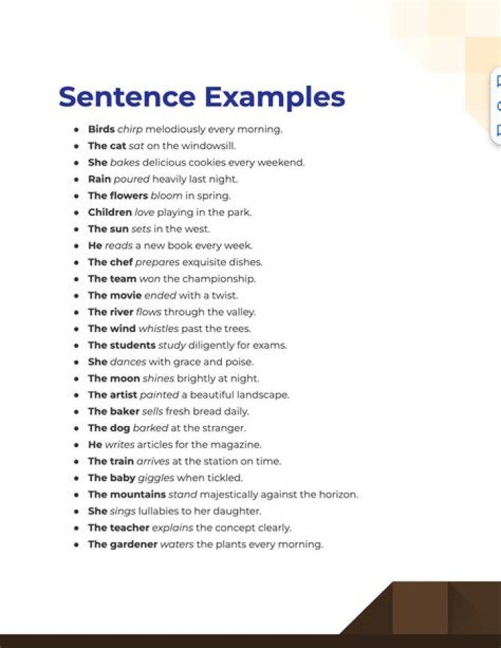 Was welcomed in a sentence?