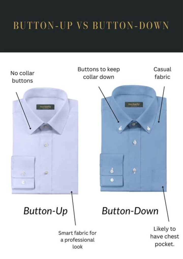 Were button up shirts?