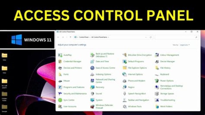 Were is control panel on windows 10?
