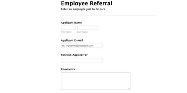 Were you referred by a current employee?