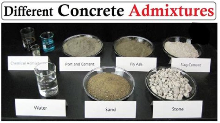 What are admixtures in concrete?