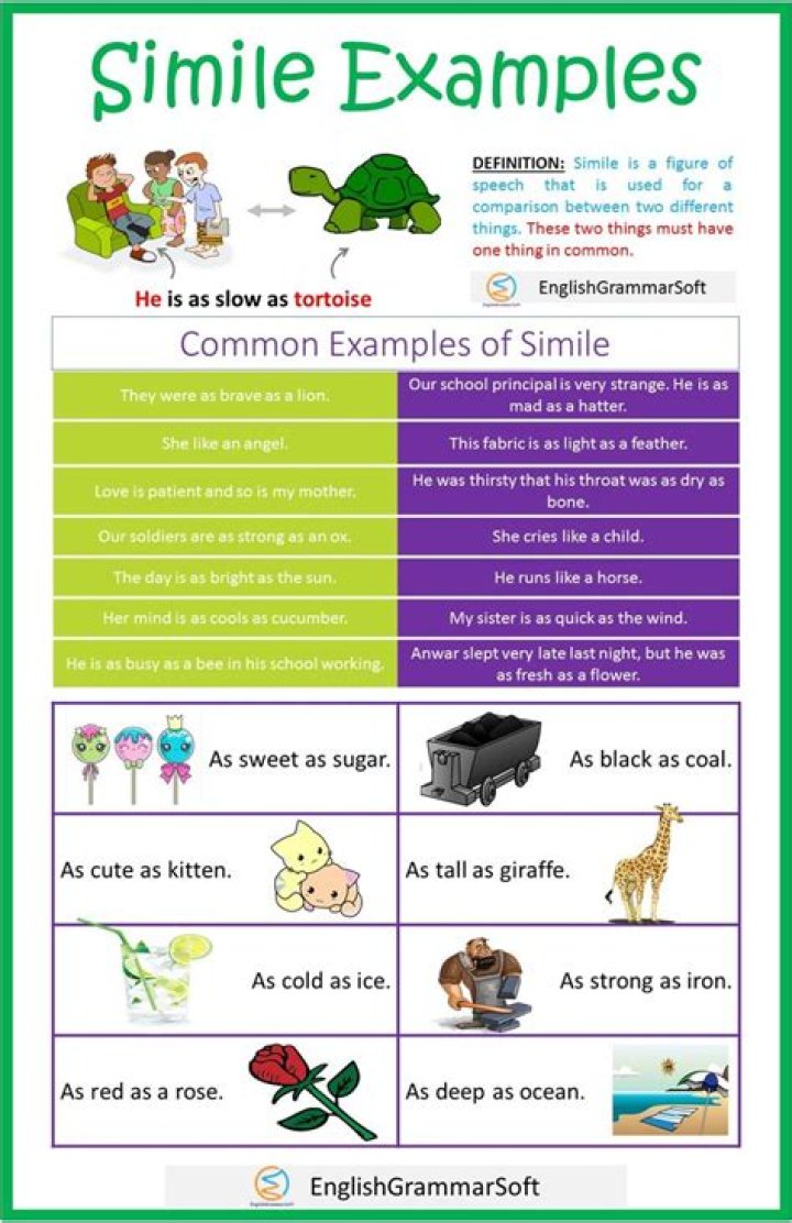 What are good similes?
