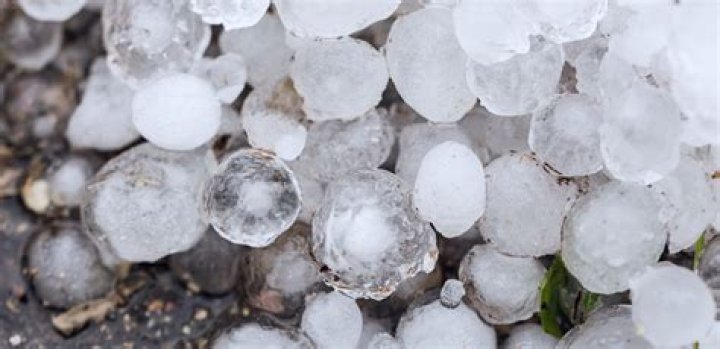 What are hailstones made of?