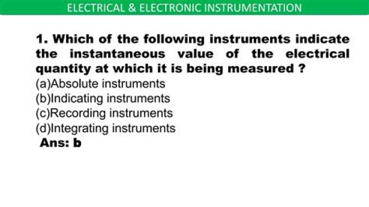 What are integrating instruments?