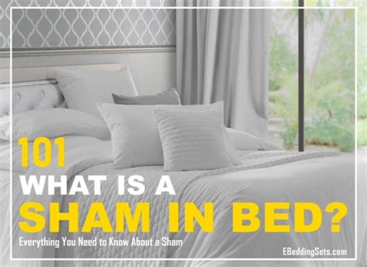 What are shams in bedding?