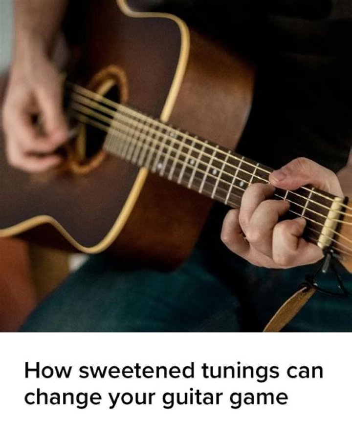 What are sweetened tunings?