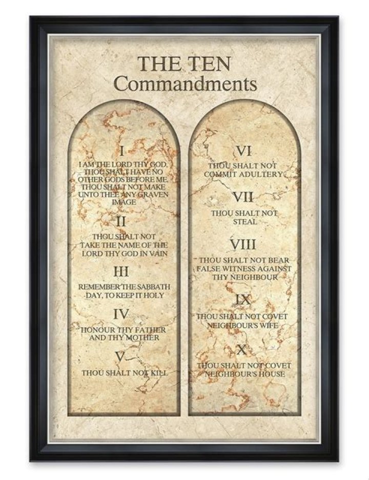What are the 10 ten commandments?