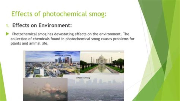 What are the effects of photochemical smog?
