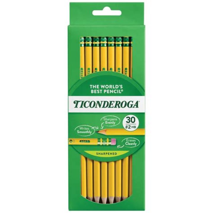 What are ticonderoga pencils made of?
