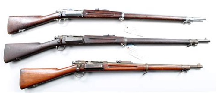 What caliber was the krag-jorgensen rifle?